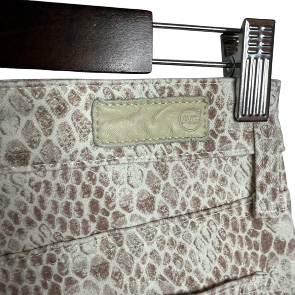 AG Adriano Goldschmied | The Farrah Skinny Ankle Jean in Snake Skin | Sz 27R - Picture 8 of 13